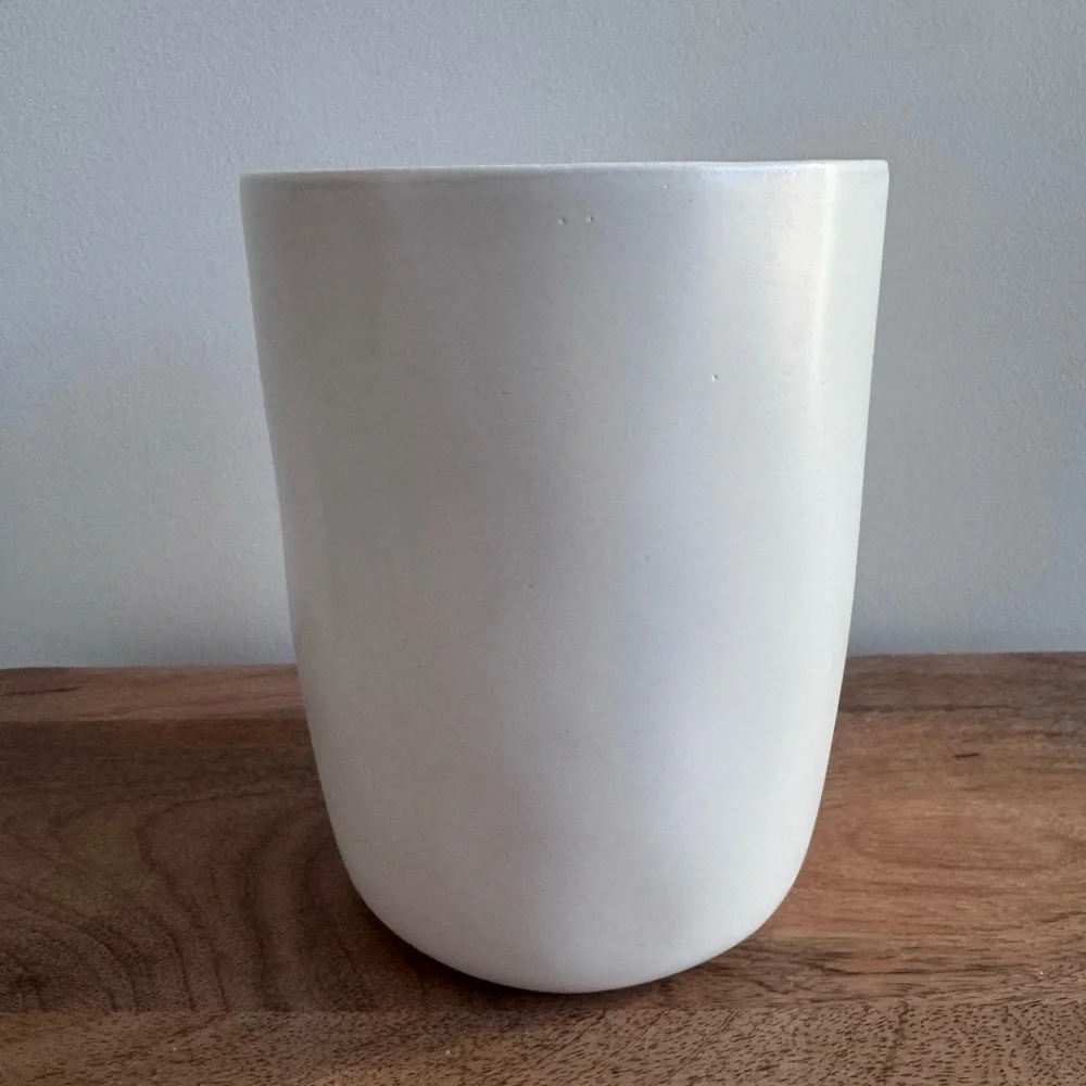 Hearth & Hand Stoneware Utensil Holder in cream - Picture 2 of 4